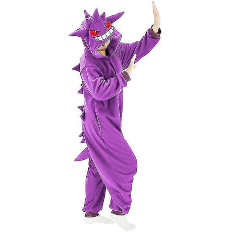Gengar Halloween Christmas Onesie Pajamas Costume for Men Women - Kigurumi by WELLNGS