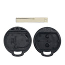 Mitsubishi Remote Control Key Shell 2 Buttons Uncut Blade Compatible with Colt Warrior Carisma Spacestar