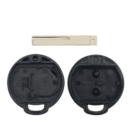 Mitsubishi Remote Control Key Shell 2 Buttons Uncut Blade Compatible with Colt Warrior Carisma Spacestar
