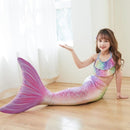 Mermaid Swimsuit Monofin Compatible with Kids Size L 7-9 Years Pack C