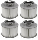 MSpa Inflatable Pool Filters 4-Pack Compatible with MSpa Pools