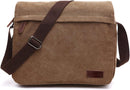 Canvas Shoulder Bag for Men Laptop School Bag