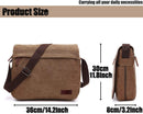 Canvas Shoulder Bag for Men Laptop School Bag