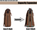 Canvas Shoulder Bag for Men Laptop School Bag