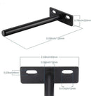 Heavy Duty Invisible Floating Shelf Bracket 4 pcs, Metal Hidden Bracket Compatible with Wood