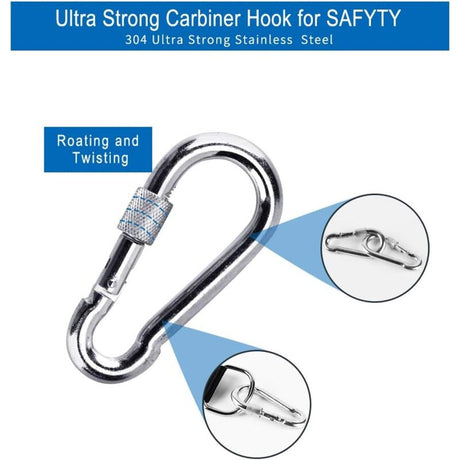 Swing Bracket Hammock Attachment Set for Hanging Chair Compatible with Oral-B Philips Samsung Max 200kg Tear-Resistant Polyester with 2 Protective Pads