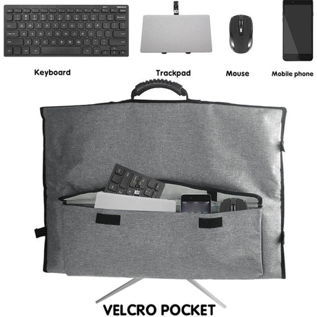 Monitor Carrying Case Compatible with 24-27 Inch Desktop Computer Monitors Protective Storage Bag with Handle