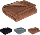 Waterproof Blanket Leak Proof Pet Sofa Bed Couch Compatible with Dog and Cat Brown 145x165cm