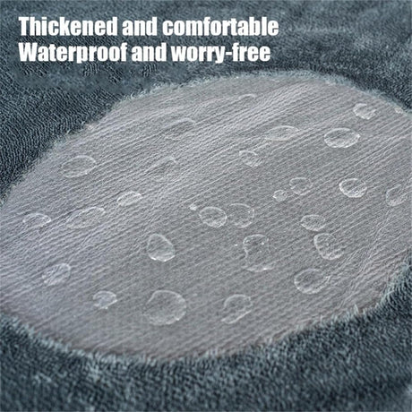 Waterproof Blanket Leak Proof Pet Sofa Bed Couch Compatible with Dog and Cat Brown 145x165cm