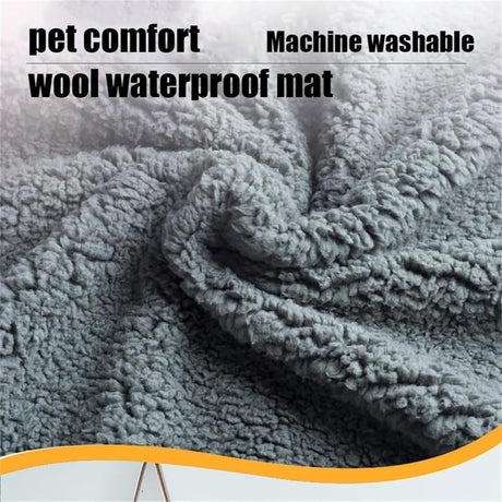 Waterproof Blanket Leak Proof Pet Sofa Bed Couch Compatible with Dog and Cat Brown 145x165cm