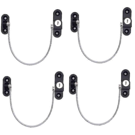 Window Lock Childproof 4 pcs White Compatible with Various Brands
