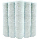 Anti-Sediment Water Filter Cartridges Set of 5, 10 Inch 254 mm 5 Microns, Compatible with 10 Inch Filters