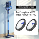 Replacement Filter Compatible with PrettyCare W200 W300 W400 P1 P2 Vacuum Cleaner Washable