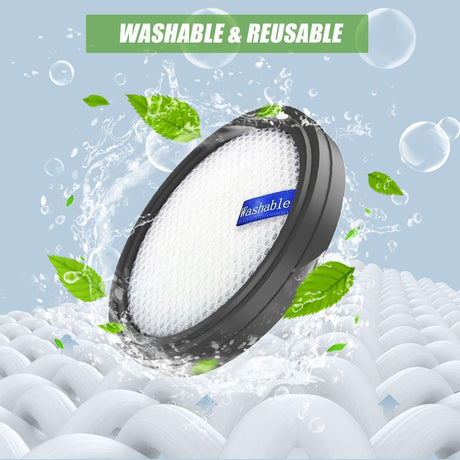 Replacement Filter Compatible with PrettyCare W200 W300 W400 P1 P2 Vacuum Cleaner Washable