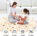 Burrito Blanket Giant Flour Tortilla Double Sided Blanket