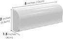 Self-Adhesive Wall-Mounted Toothbrush Holder with 6 Compartments
