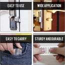 Portable Door Lock for Travel Security Device Compatible with Hotel Apartment Door Stopper