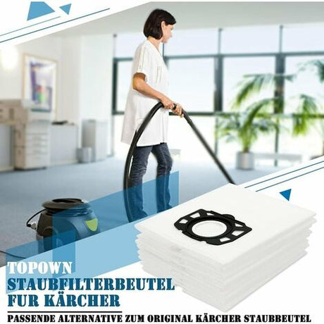 Vacuum cleaner bags for Karcher WD4 WD5 WD6 MV4 MV5 MV6 10 pcs