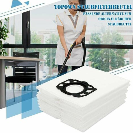 Vacuum cleaner bags for Karcher WD4 WD5 WD6 MV4 MV5 MV6 10 pcs