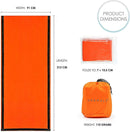 Emergency Thermal Sleeping Bag Waterproof Camping Survival Bivy Sack 4 Pack Outdoor