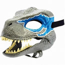 Dinosaur Headgear Costume with Opening Jaw Mask for Kids and Adults