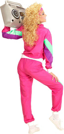 Widmann 80s Costume Jogging Pants Pink XL Multicolored Jogging Suit
