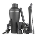 Cocktail Shaker Set Matte Black Stainless Steel