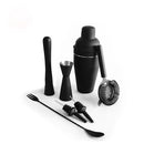 Cocktail Shaker Set Matte Black Stainless Steel