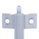 Grey and White Kitchen Door Stops, 20-Pack Soft Quiet Closing Damper Buffers Compatible with Cabinets