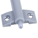 Grey and White Kitchen Door Stops, 20-Pack Soft Quiet Closing Damper Buffers Compatible with Cabinets