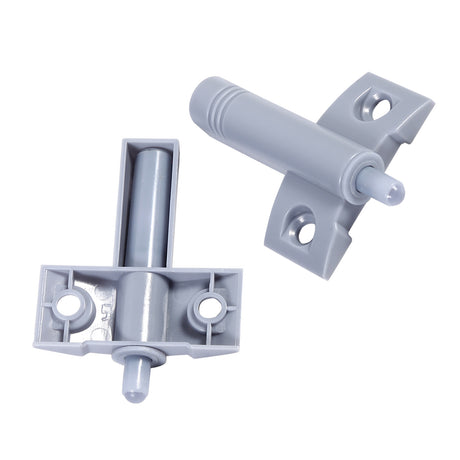 Grey and White Kitchen Door Stops, 20-Pack Soft Quiet Closing Damper Buffers Compatible with Cabinets