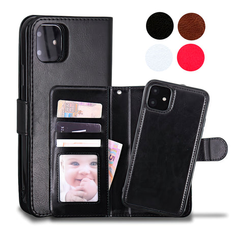 iPhone 12 Leather Case Pink Protection
