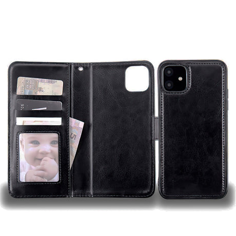 iPhone 12 Leather Case Pink Protection