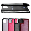 iPhone 12 Leather Case Pink Protection