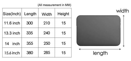 Computer Case 15 inch Black Laptop Case Compatible with Select Size Models