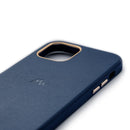 iPhone 12 MagSafe Leather Case Compatible with iPhone 12 Pro Marie Wolt Blue Phone Cover