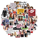 Gossip Girl TV Quotes Stickers 50pcs Blair Serena Chuck Dan Scrapbook Graffiti
