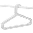 Lightweight Standard PP Shirt Hangers 10-Pack White For Everyday Use