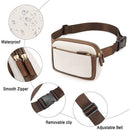 Women's Black PU Leather Belt Bag Crossbody Waist Shoulder Travel Bag
