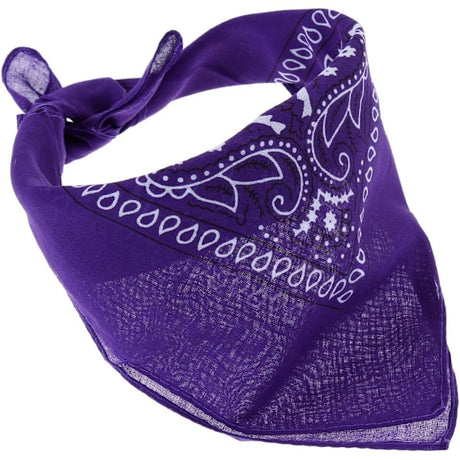 12 Pack Bandana Scarf 54x54cm Unisex Handkerchief 12 Colors