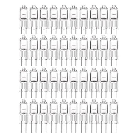 G4 Halogen Bulbs 20-Pack 10W 12V Warm White