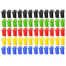Sock Clips 60 Pack for Washing Machine and Dryer, Laundry Clips with Hooks, Sock Holder Set