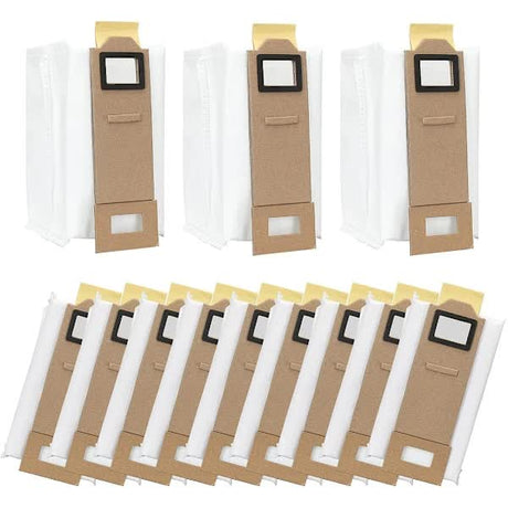 Vacuum Cleaner Bags for Roborock S7 S7 Plus S7 Max T7s T7s Plus, 12 Pack Replacement Compatible with Xin