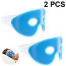 Reusable Cooling Eye Gel Mask Set 2 Pack Blue for Tired Eyes