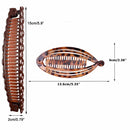 4pcs Banana Clips for Thick Hair, Vintage Fishbone Hair Clips Hair Accessories Compatible with Curly Hair