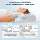 Neck Pillow for Pain Relief, Ergonomic Contour 2-in-1 Orthopedic Pillow, Light Gray, 1 Unit