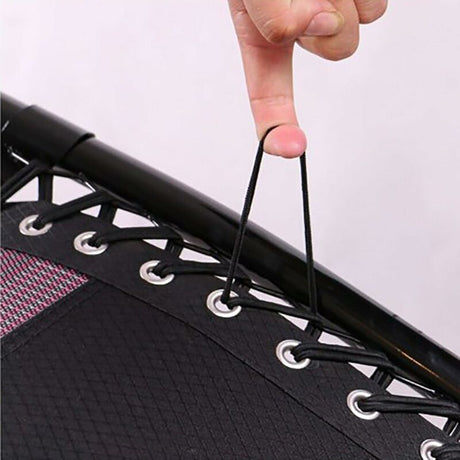 Folding Chair Accessories Black Drawstring Rubber Band Set 2 Long and 2 Short