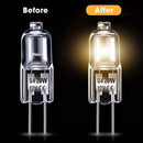 G4 Halogen Lamps 10W 12V Warm White 10-Pack