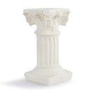 White Roman Greek Pillar Statue Modern Style Mini Resin Decoration for Indoor and Outdoor (1pc)