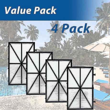 Maytricks-Compatible Ultra-Fine Filter Cartridges Set of 4 for Dolphin Nautilus CC Plus M400 M500 Robots